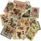 60pcs Vintage Postage Stamp Stickers (Multicolor) 7.5 x 3.7 x 0.2 inches